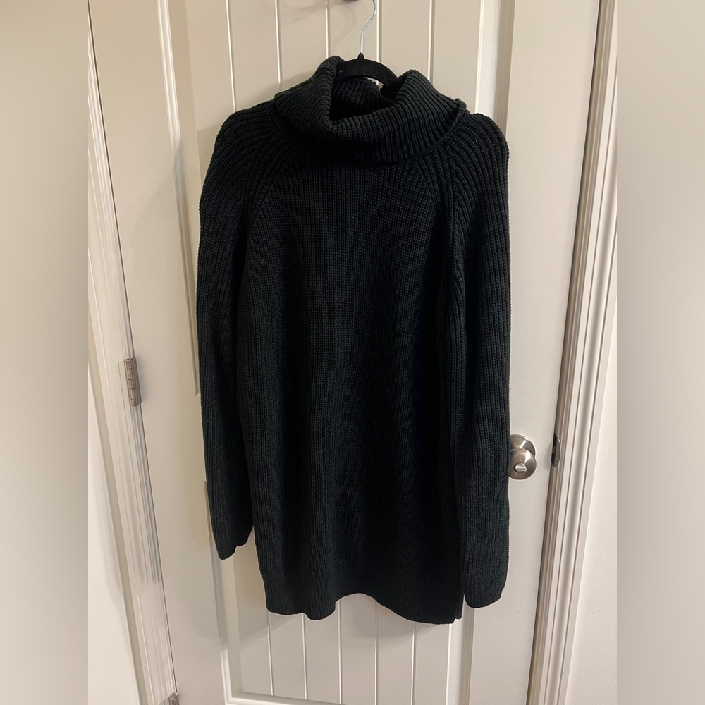 Black Turtleneck Sweater Dress